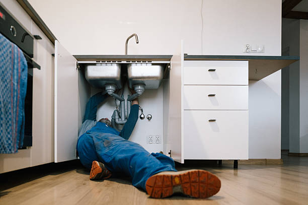 Professional Drain Cleaning technician working in Three Rivers, MI